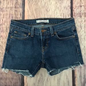 J Brand Shorts Size 26 Medium Wash Cut Off